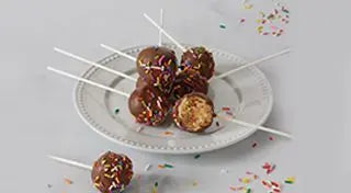 Gluten-Free Confetti Cake Pops