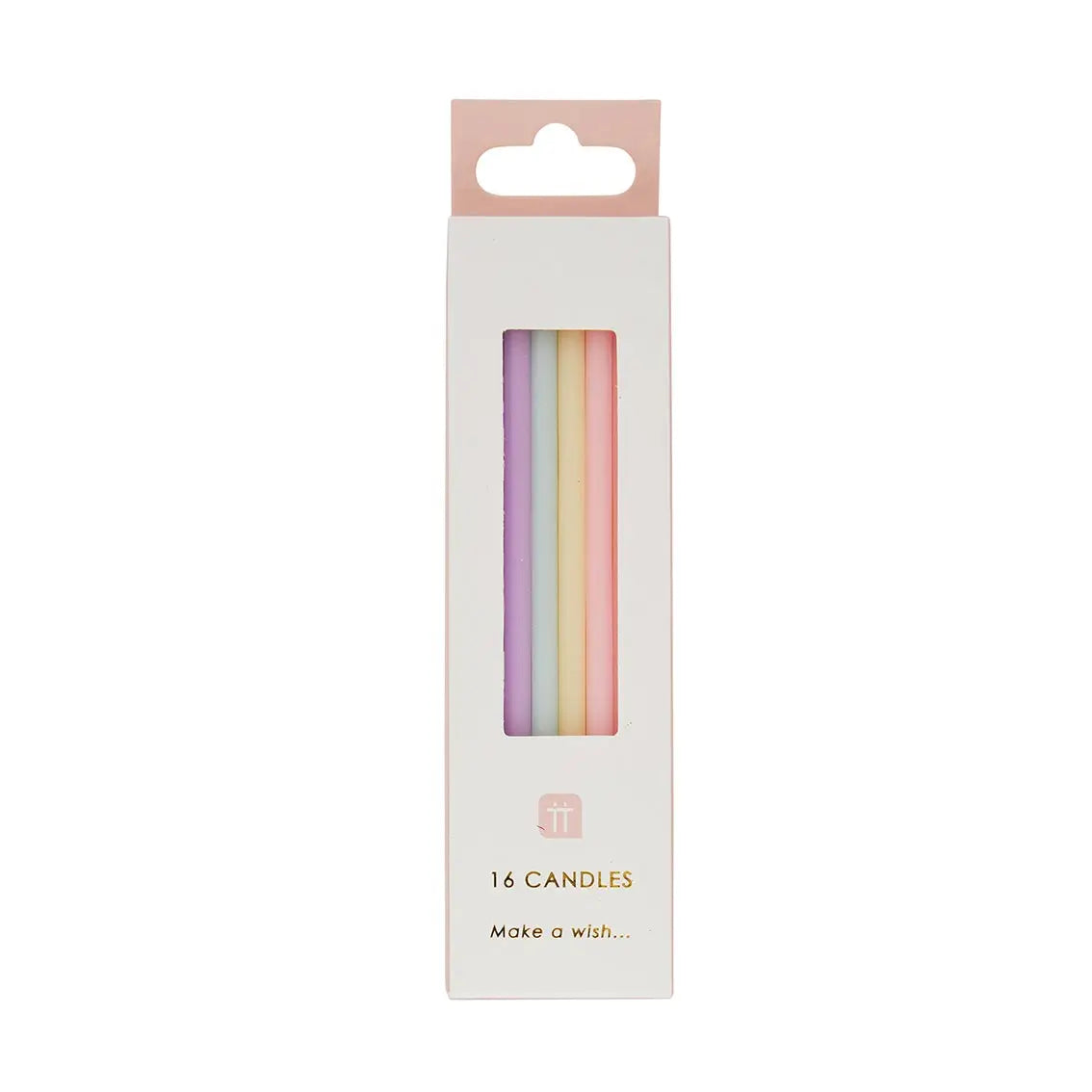 Pastel Rainbow Birthday Candles