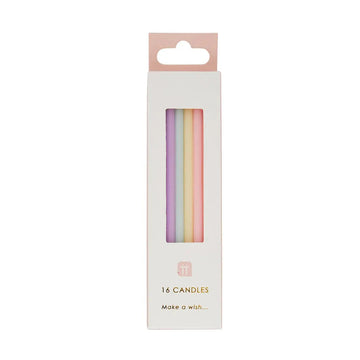 Pastel Rainbow Birthday Candles