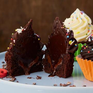 Gluten Free Chocolate Truffle Cupcakes