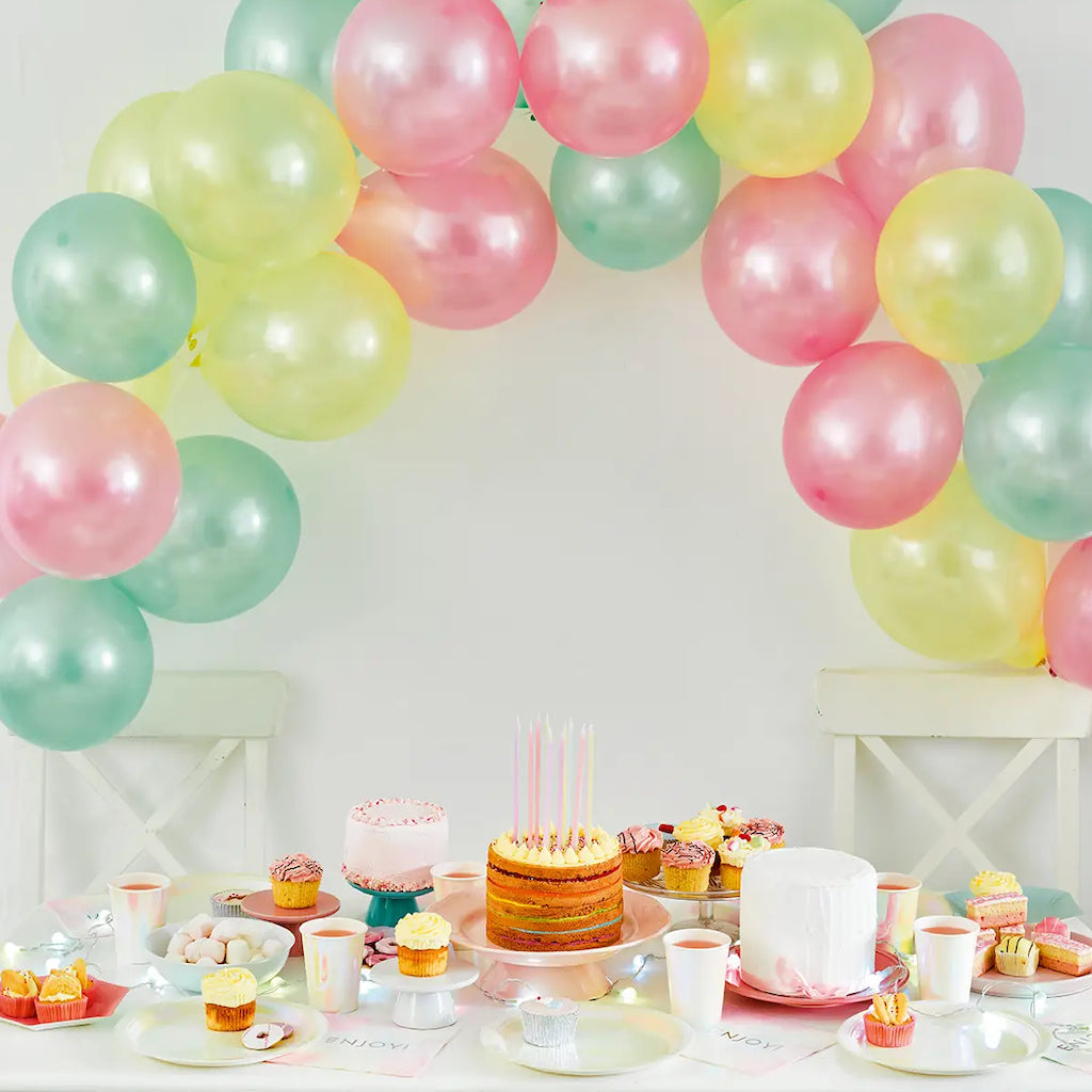 Pastel Rainbow Birthday Candles