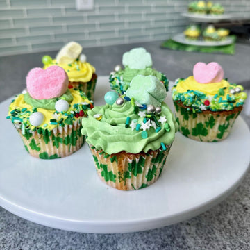 Gluten-Free Lucky's Charms Cupcakes